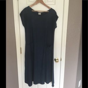 Eloise&Lily Linen Flared T-shirt Dress